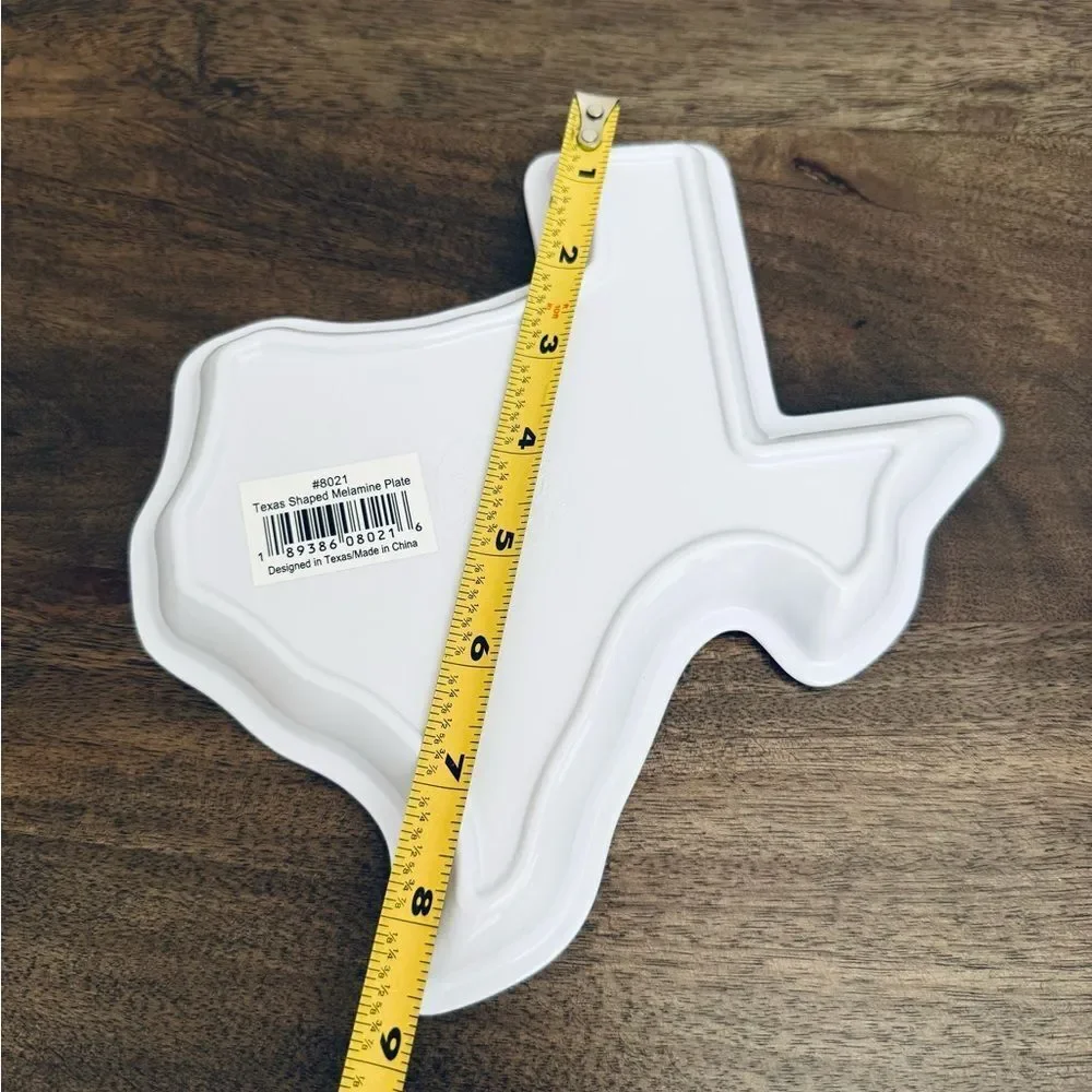 Texas Lone Star State Flag Melamine Plates Set